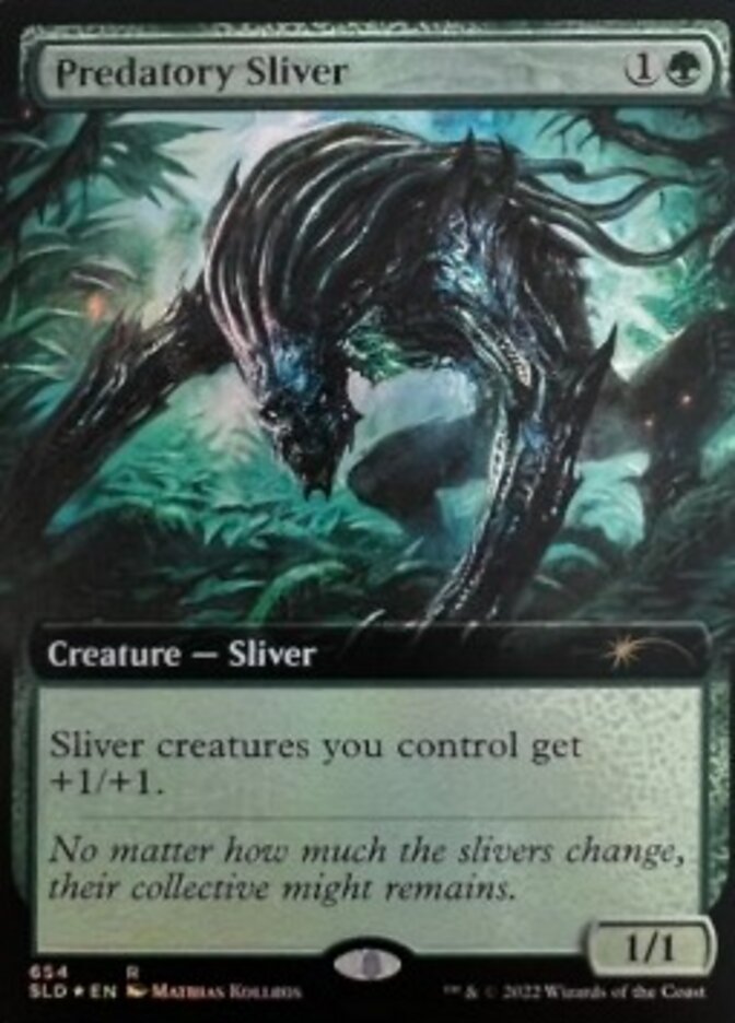 Predatory Sliver (Extended Art) [Secret Lair Drop Promos] | L.A. Mood Comics and Games
