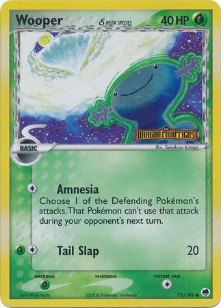 Wooper (71/101) (Delta Species) (Stamped) [EX: Dragon Frontiers] | L.A. Mood Comics and Games
