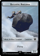 Ballistic Boulder // Food (0024) Double-Sided Token (Surge Foil) [The Lord of the Rings: Tales of Middle-Earth Tokens] | L.A. Mood Comics and Games