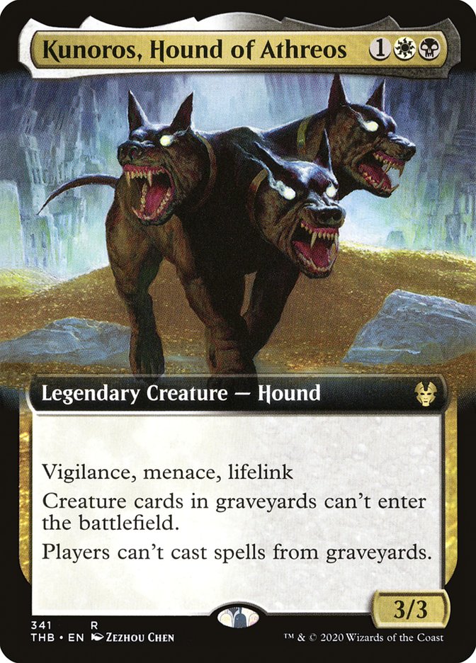 Kunoros, Hound of Athreos (Extended Art) [Theros Beyond Death] | L.A. Mood Comics and Games