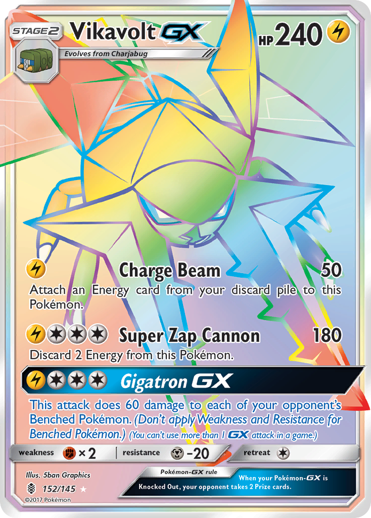Vikavolt GX (152/145) [Sun & Moon: Guardians Rising] | L.A. Mood Comics and Games