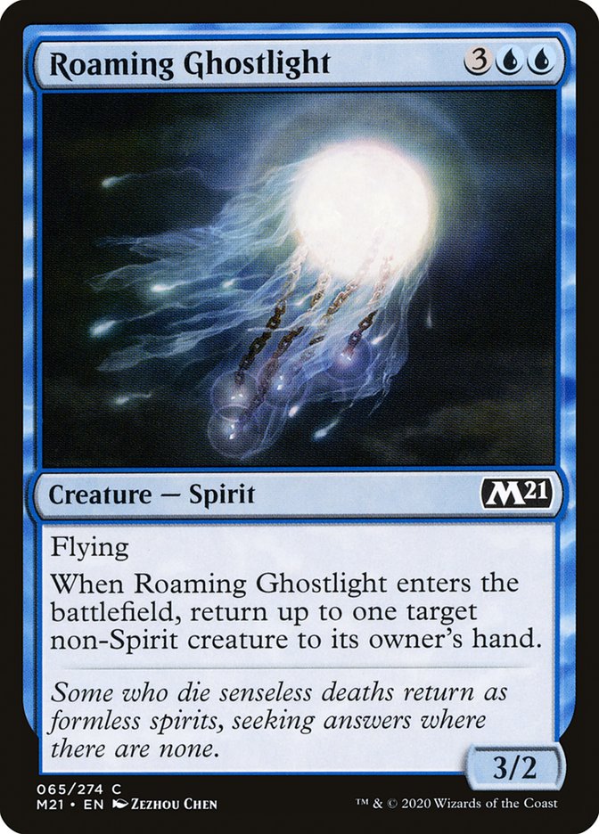 Roaming Ghostlight [Core Set 2021] | L.A. Mood Comics and Games
