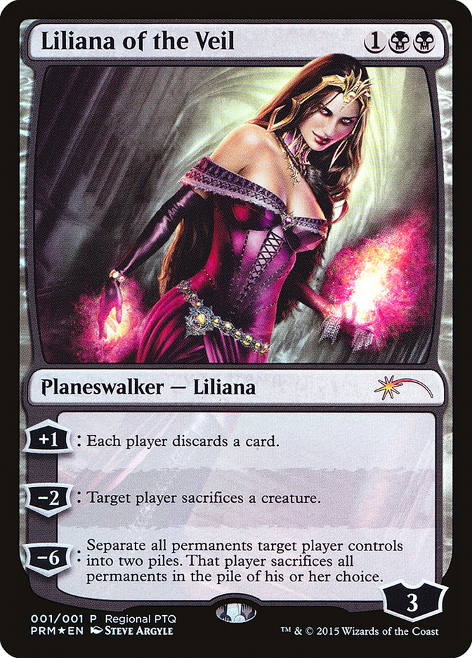 Liliana of the Veil (Regional PTQ) [Pro Tour Promos] | L.A. Mood Comics and Games