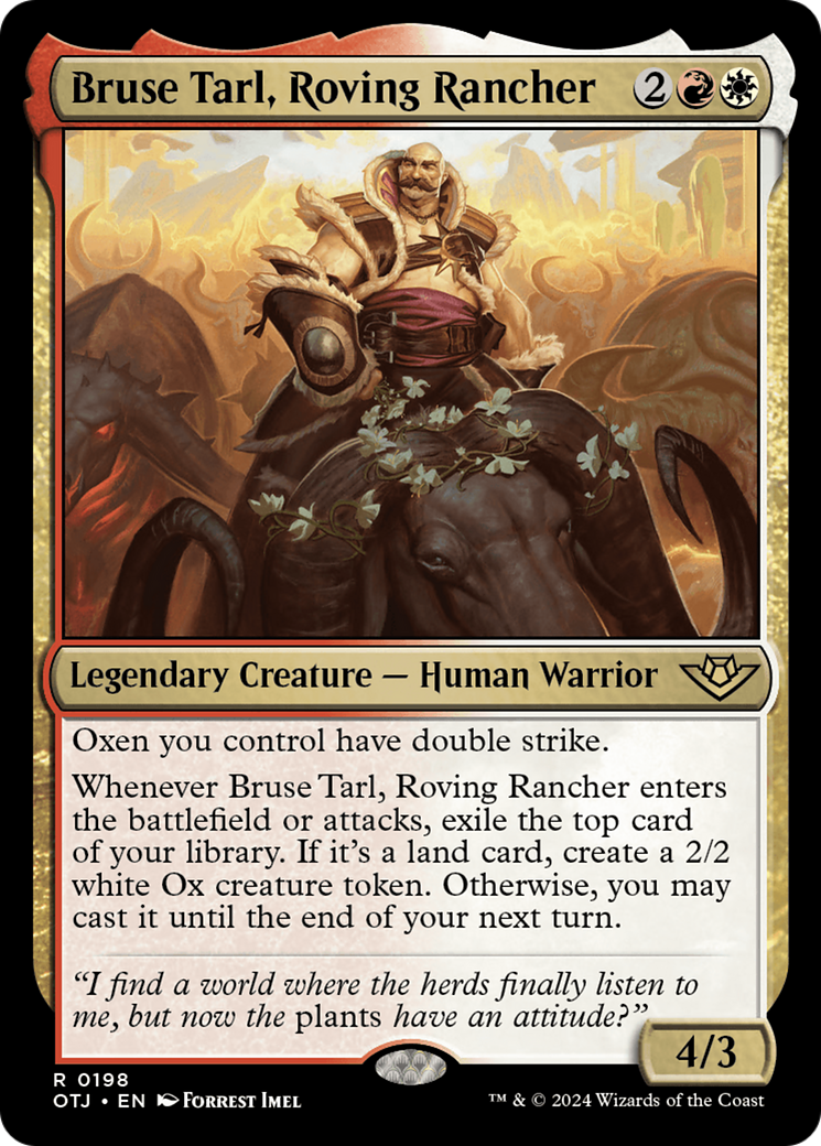 Bruse Tarl, Roving Rancher [Outlaws of Thunder Junction] | L.A. Mood Comics and Games