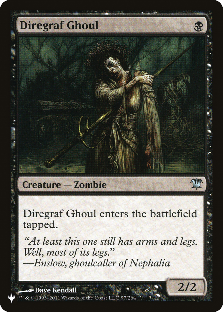 Diregraf Ghoul [The List Reprints] | L.A. Mood Comics and Games