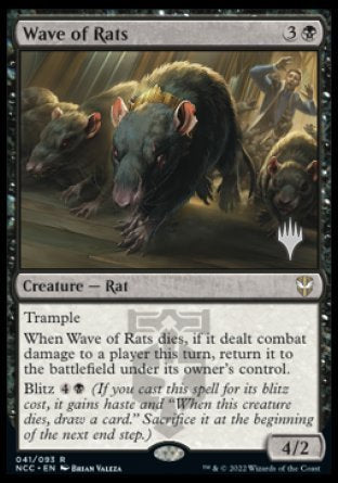 Wave of Rats (Promo Pack) [Streets of New Capenna Commander Promos] | L.A. Mood Comics and Games