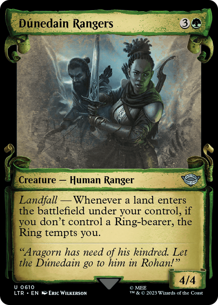 Dunedain Rangers [The Lord of the Rings: Tales of Middle-Earth Showcase Scrolls] | L.A. Mood Comics and Games