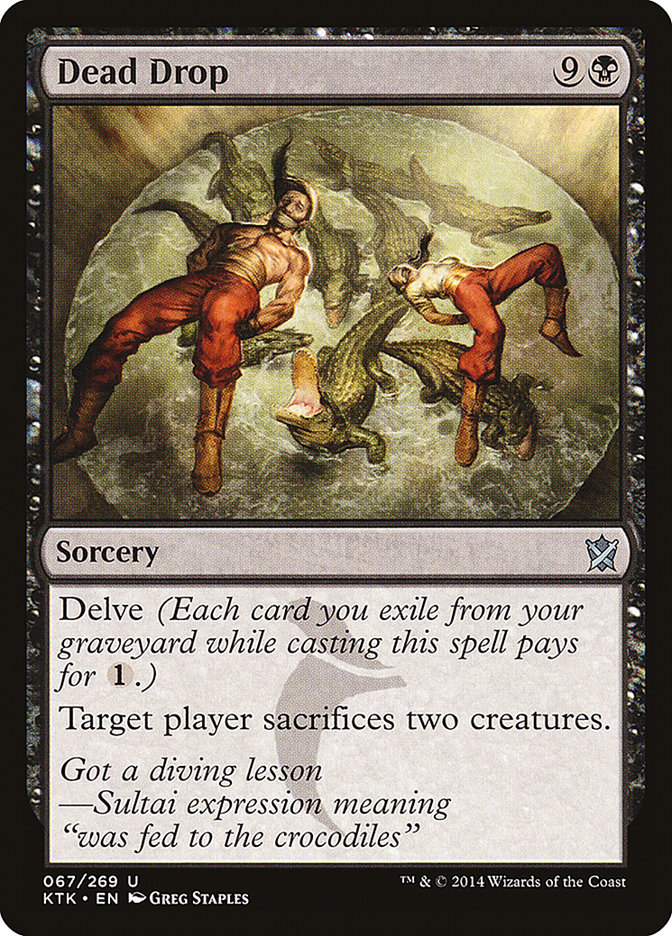 Dead Drop [Khans of Tarkir] | L.A. Mood Comics and Games