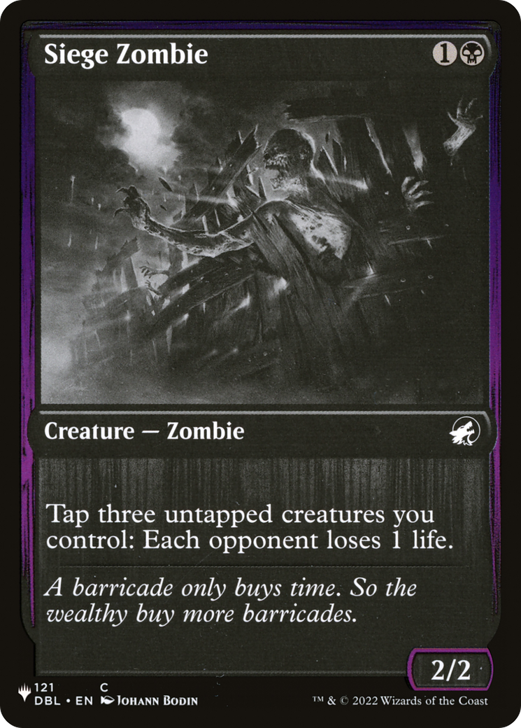 Siege Zombie [The List] | L.A. Mood Comics and Games