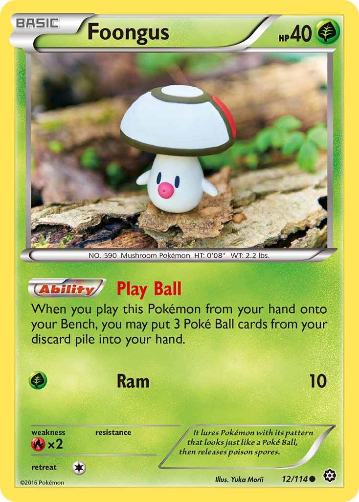 Foongus (12/114) [XY: Steam Siege] | L.A. Mood Comics and Games