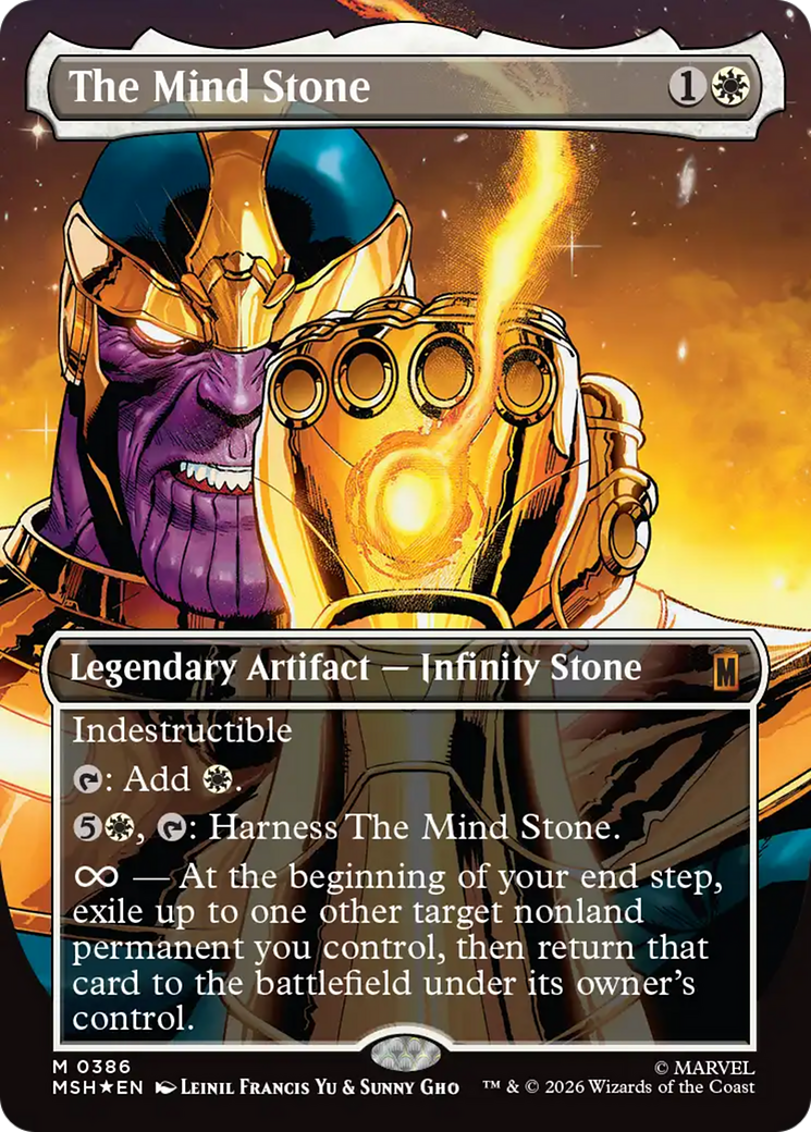 The Mind Stone (Borderless) [Marvel Super Heroes] | L.A. Mood Comics and Games