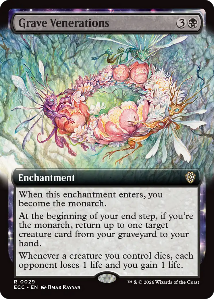 Grave Venerations (Extended Art) [Lorwyn Eclipsed Commander] | L.A. Mood Comics and Games