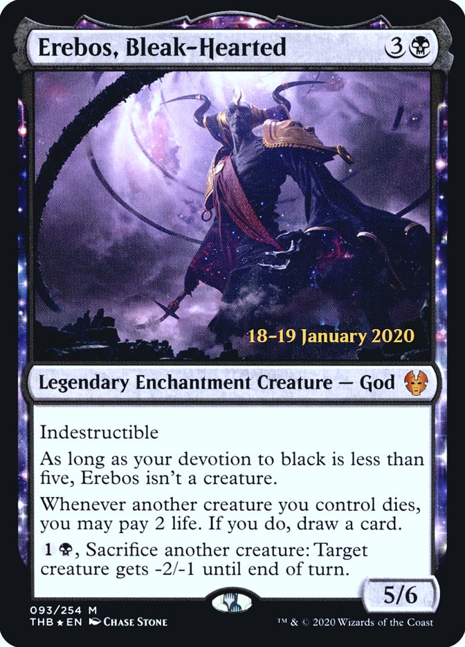 Erebos, Bleak-Hearted [Theros Beyond Death Prerelease Promos] | L.A. Mood Comics and Games