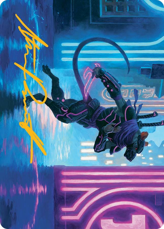 Nezumi Informant Art Card (Gold-Stamped Signature) [March of the Machine Art Series] | L.A. Mood Comics and Games