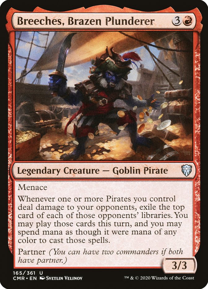 Breeches, Brazen Plunderer [Commander Legends] | L.A. Mood Comics and Games