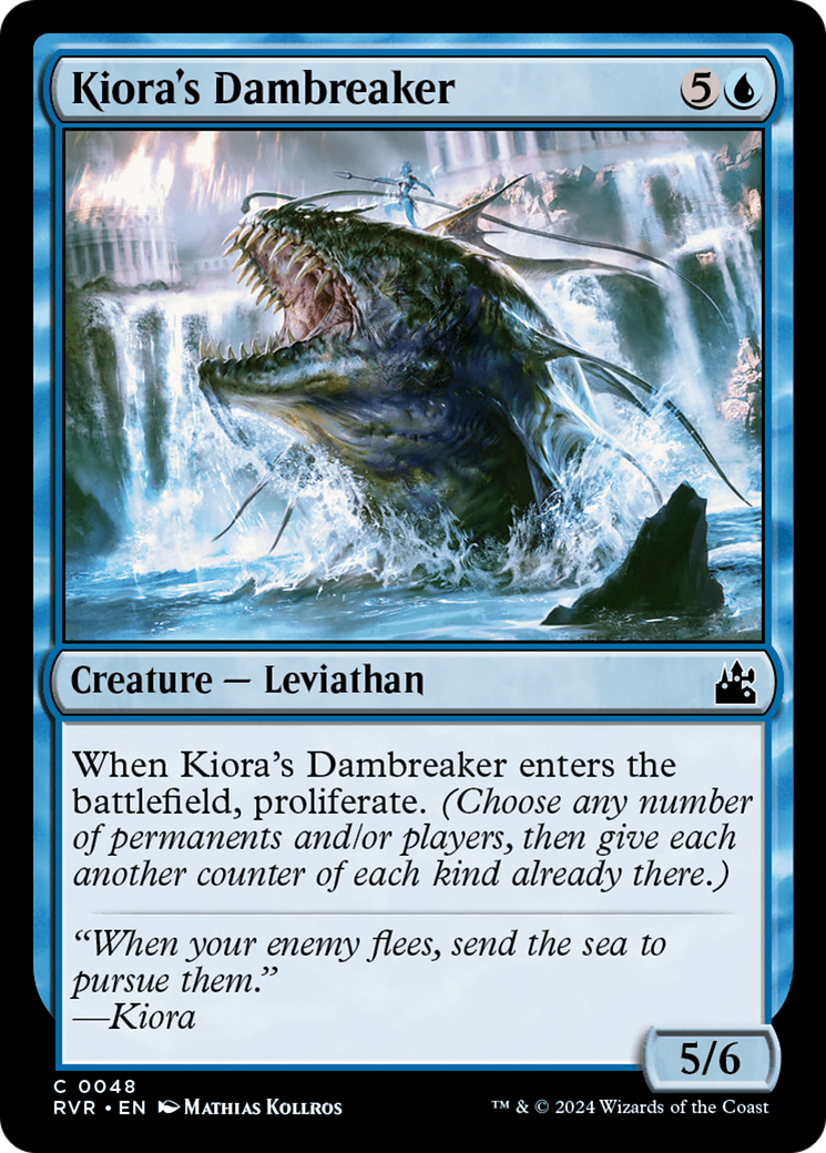 Kiora's Dambreaker [Ravnica Remastered] | L.A. Mood Comics and Games