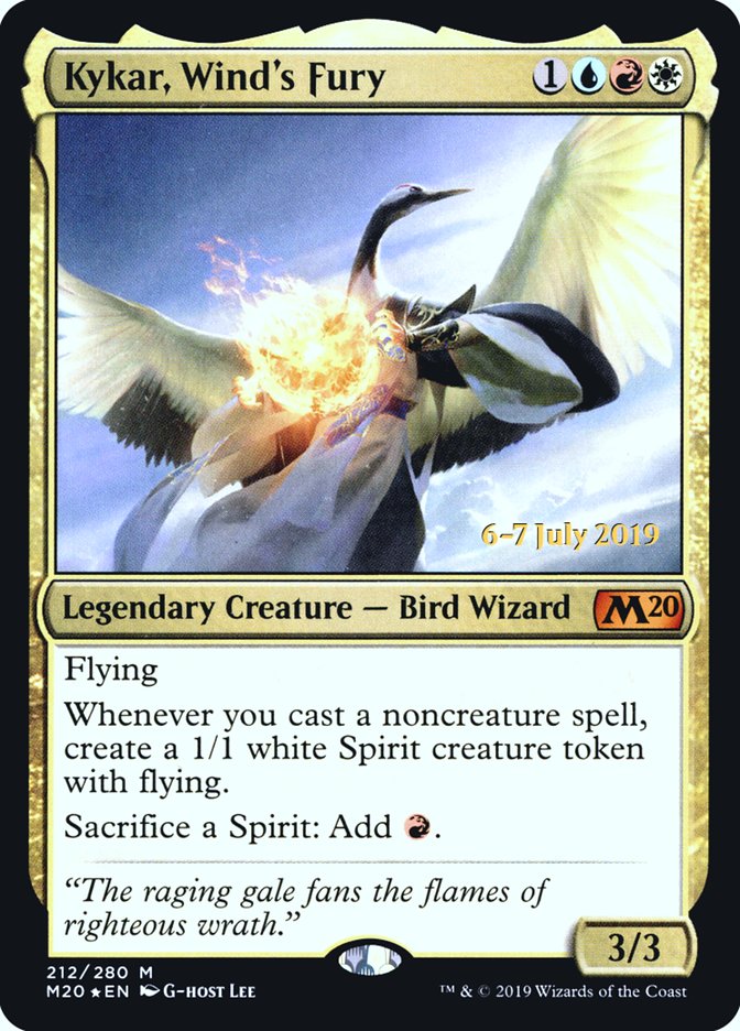Kykar, Wind's Fury [Core Set 2020 Prerelease Promos] | L.A. Mood Comics and Games