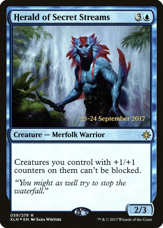 Herald of Secret Streams [Ixalan Prerelease Promos] | L.A. Mood Comics and Games