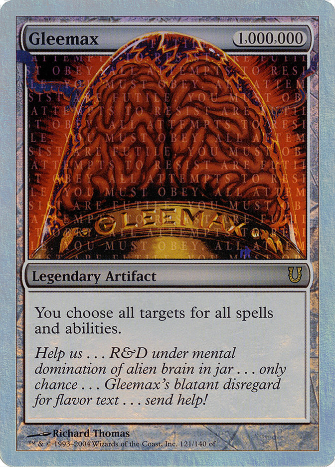 Gleemax (Alternate Foil) [Unhinged] | L.A. Mood Comics and Games
