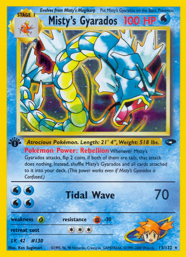 Misty's Gyarados (13/132) [Gym Challenge 1st Edition] | L.A. Mood Comics and Games