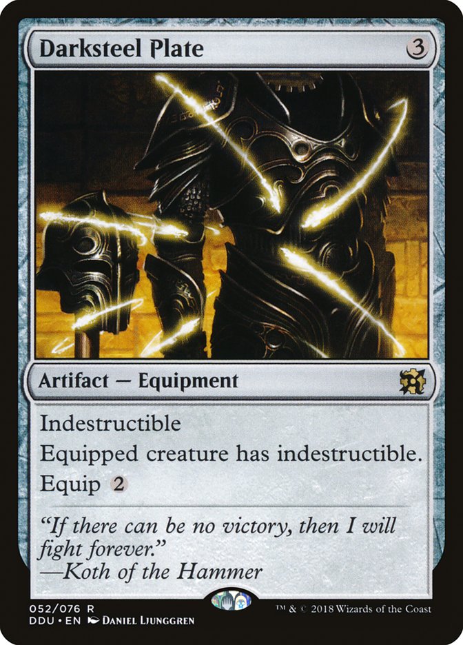 Darksteel Plate [Duel Decks: Elves vs. Inventors] | L.A. Mood Comics and Games