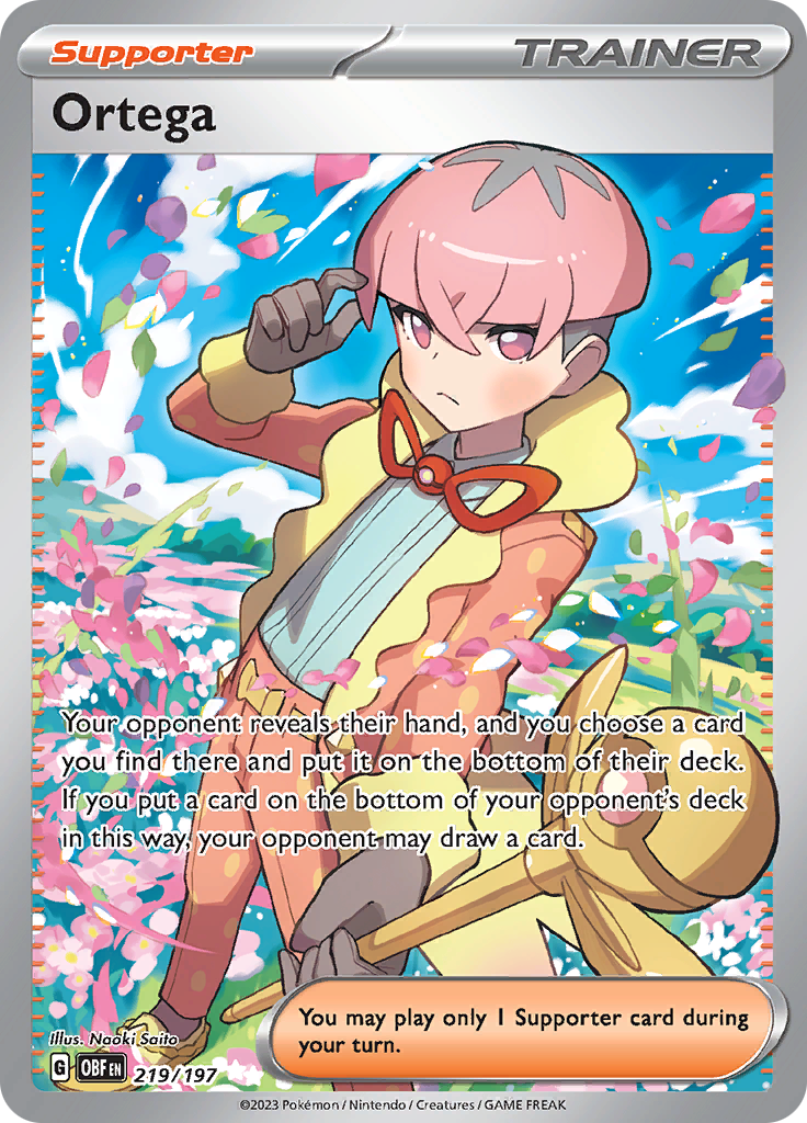 Ortega (219/197) [Scarlet & Violet: Obsidian Flames] | L.A. Mood Comics and Games