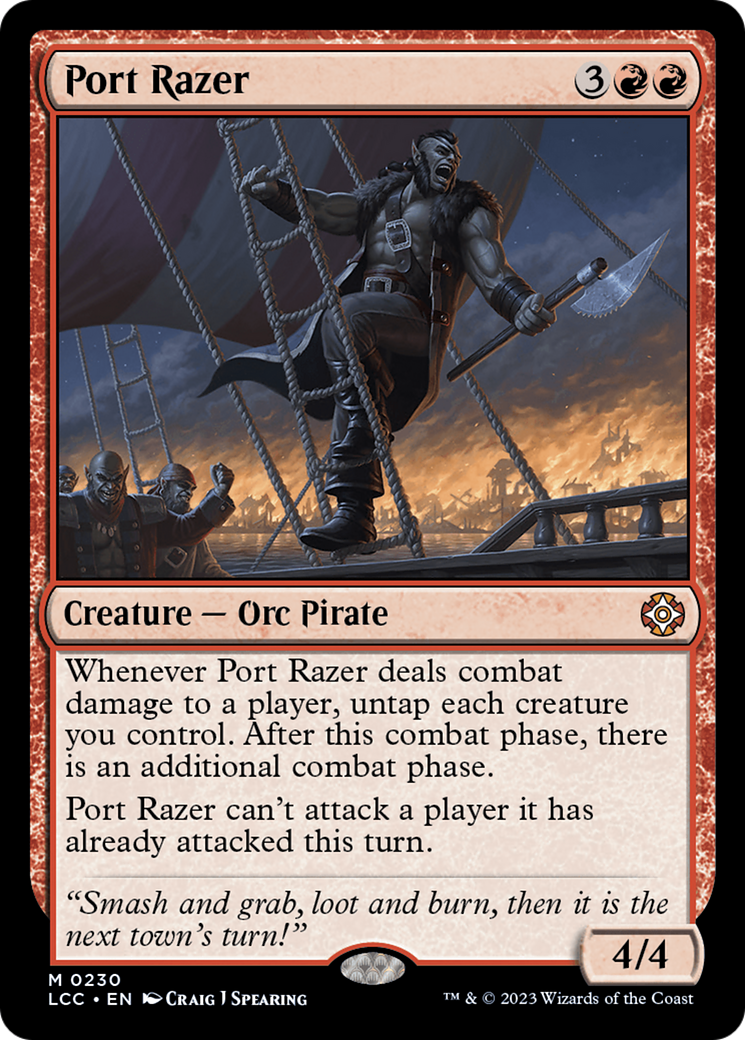 Port Razer [The Lost Caverns of Ixalan Commander] | L.A. Mood Comics and Games