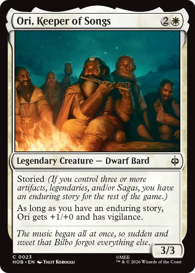 Ori, Keeper of Songs [The Hobbit] | L.A. Mood Comics and Games