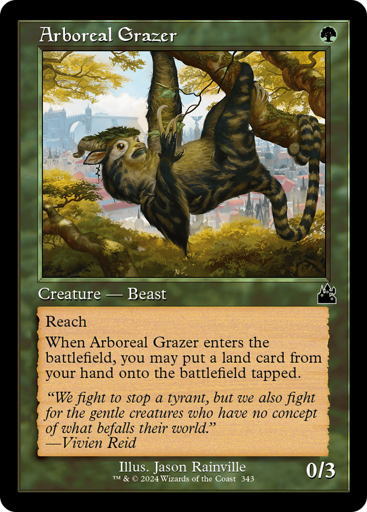 Arboreal Grazer (Retro Frame) [Ravnica Remastered] | L.A. Mood Comics and Games
