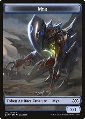 Eldrazi Spawn // Myr (007) Double-Sided Token [Double Masters Tokens] | L.A. Mood Comics and Games