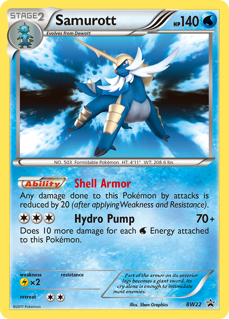 Samurott (BW22) [Black & White: Black Star Promos] | L.A. Mood Comics and Games