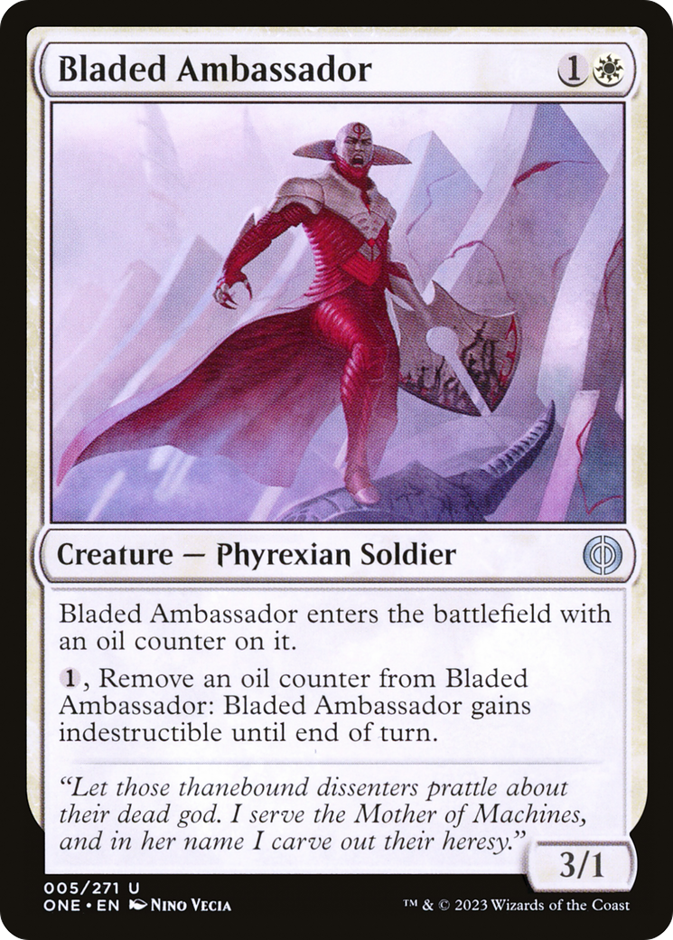 Bladed Ambassador [Phyrexia: All Will Be One] | L.A. Mood Comics and Games