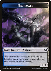 Human Soldier // Nightmare Double-Sided Token [Theros Beyond Death Tokens] | L.A. Mood Comics and Games