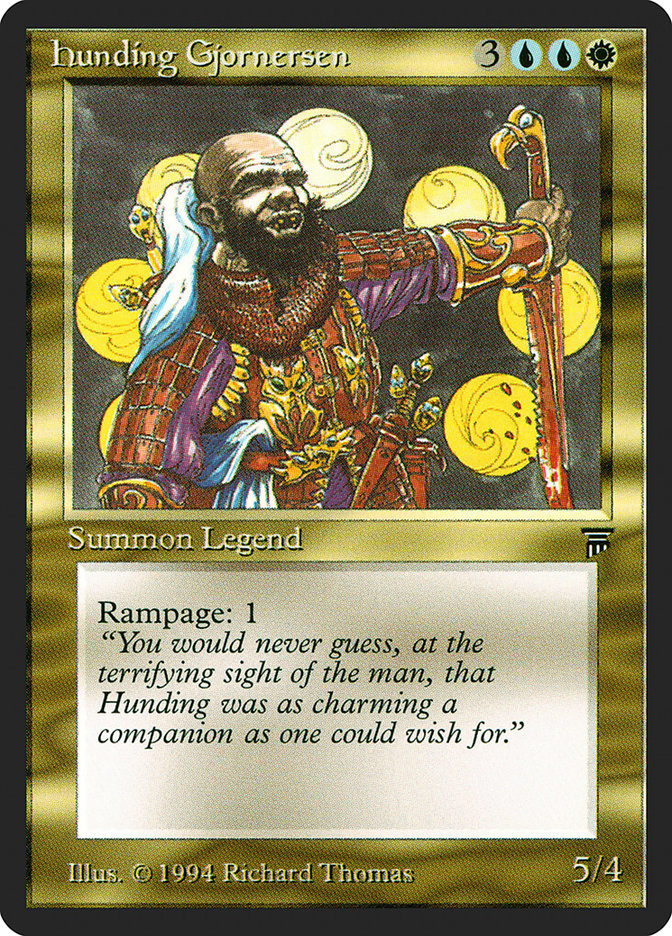 Hunding Gjornersen [Legends] | L.A. Mood Comics and Games