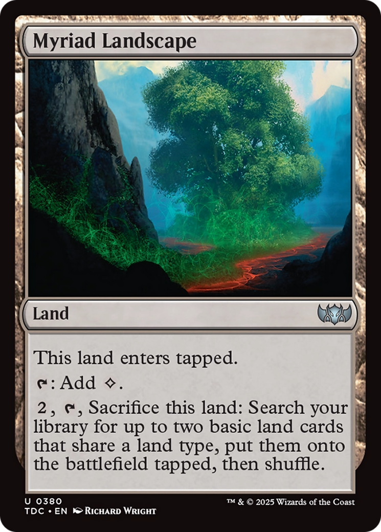 Myriad Landscape [Tarkir: Dragonstorm Commander] | L.A. Mood Comics and Games