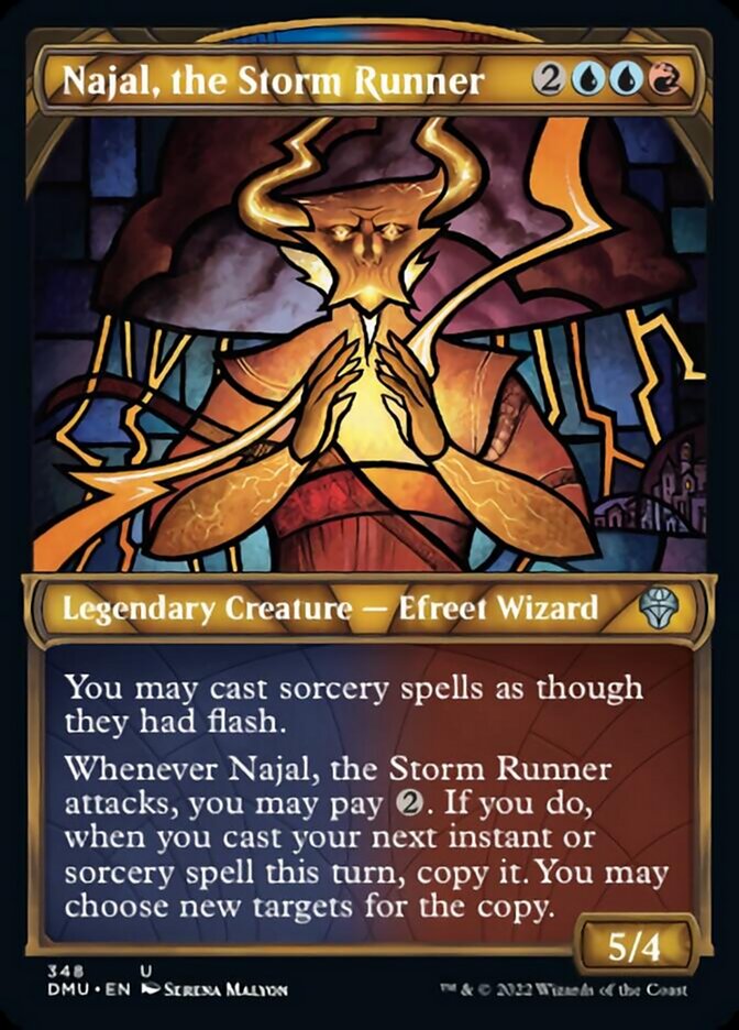 Najal, the Storm Runner (Showcase Textured) [Dominaria United] | L.A. Mood Comics and Games