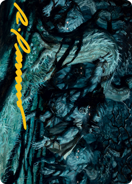 Unnatural Moonrise Art Card (Gold-Stamped Signature) [Innistrad: Midnight Hunt Art Series] | L.A. Mood Comics and Games