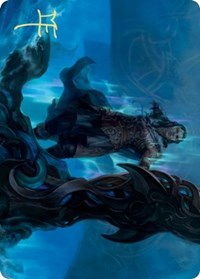 Cosima, God of the Voyage Art Card (Gold-Stamped Signature) [Kaldheim Art Series] | L.A. Mood Comics and Games