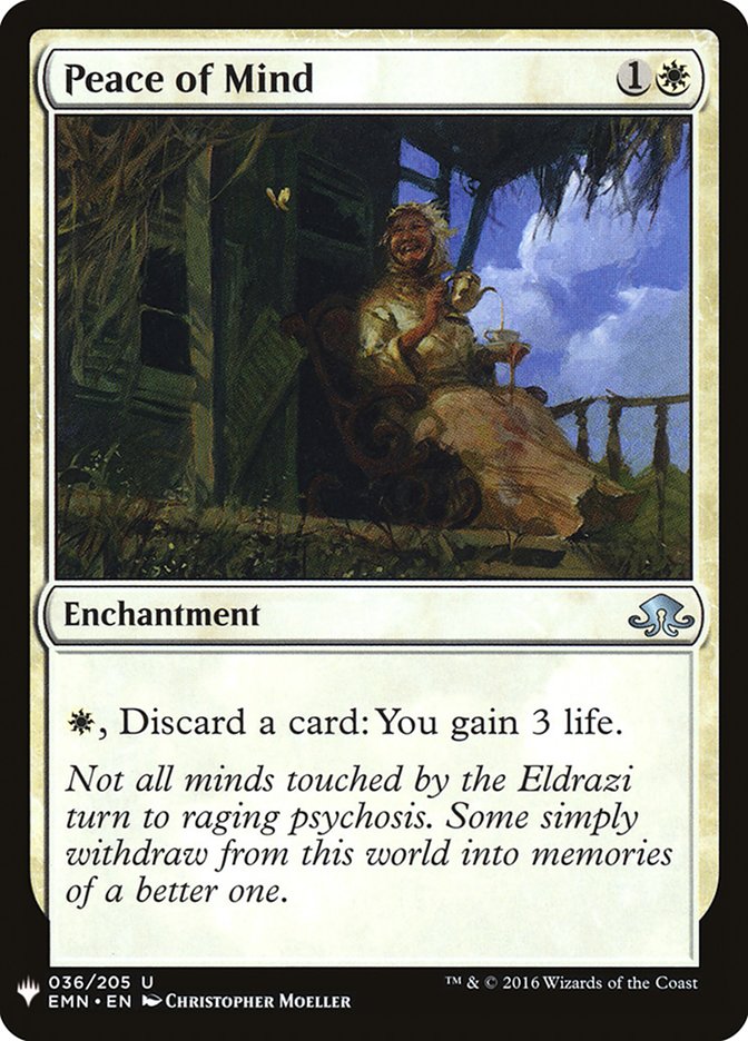 Peace of Mind [Mystery Booster] | L.A. Mood Comics and Games