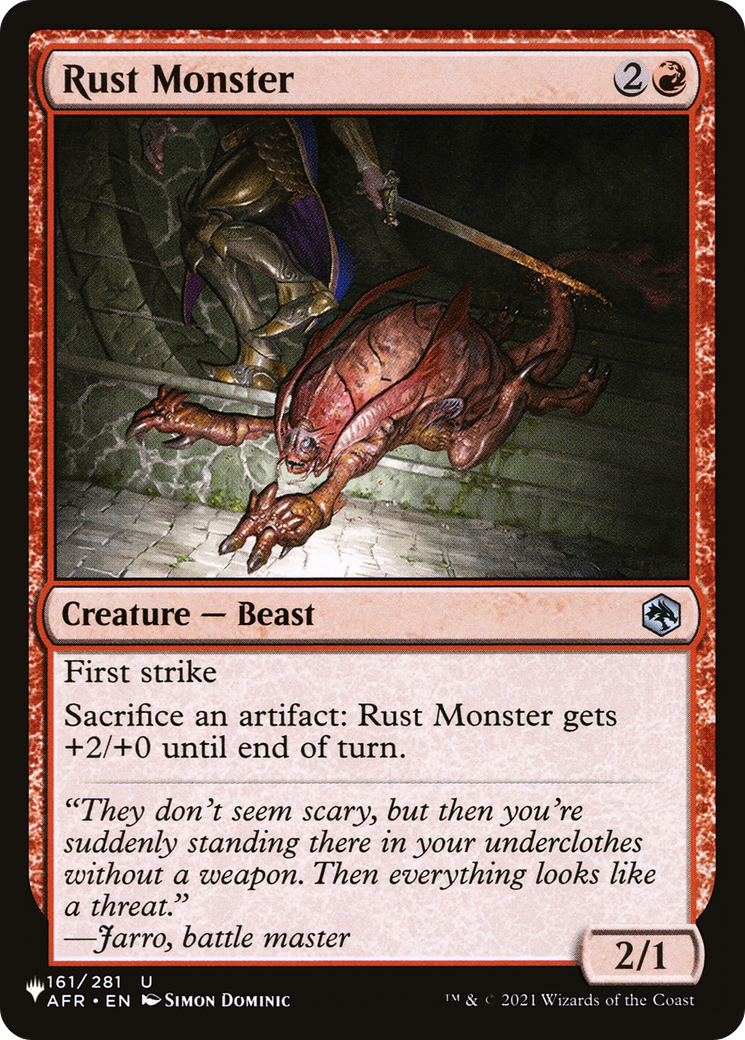 Rust Monster [The List] | L.A. Mood Comics and Games