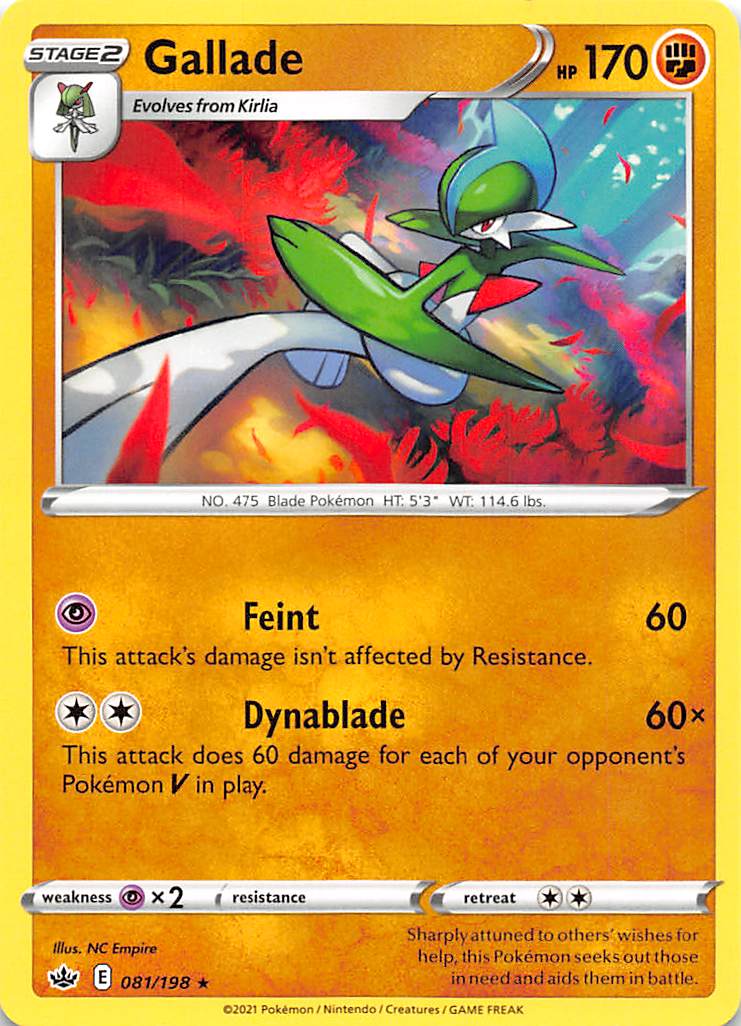 Gallade (081/198) [Sword & Shield: Chilling Reign] | L.A. Mood Comics and Games