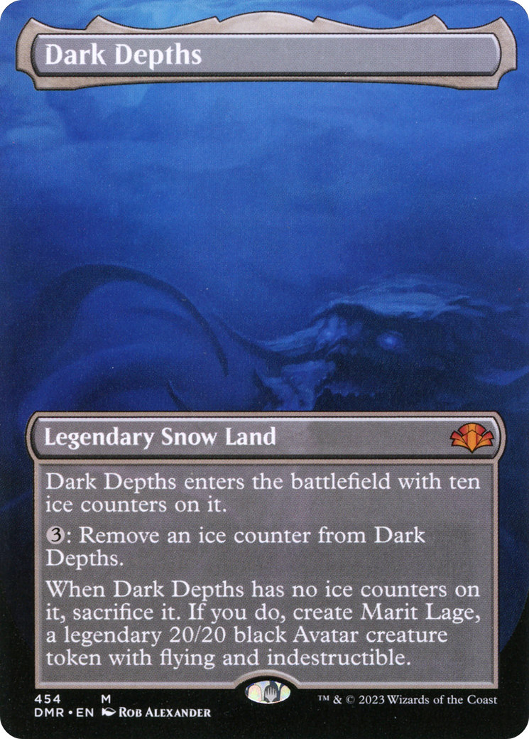 Dark Depths (Borderless Alternate Art) [Dominaria Remastered] | L.A. Mood Comics and Games
