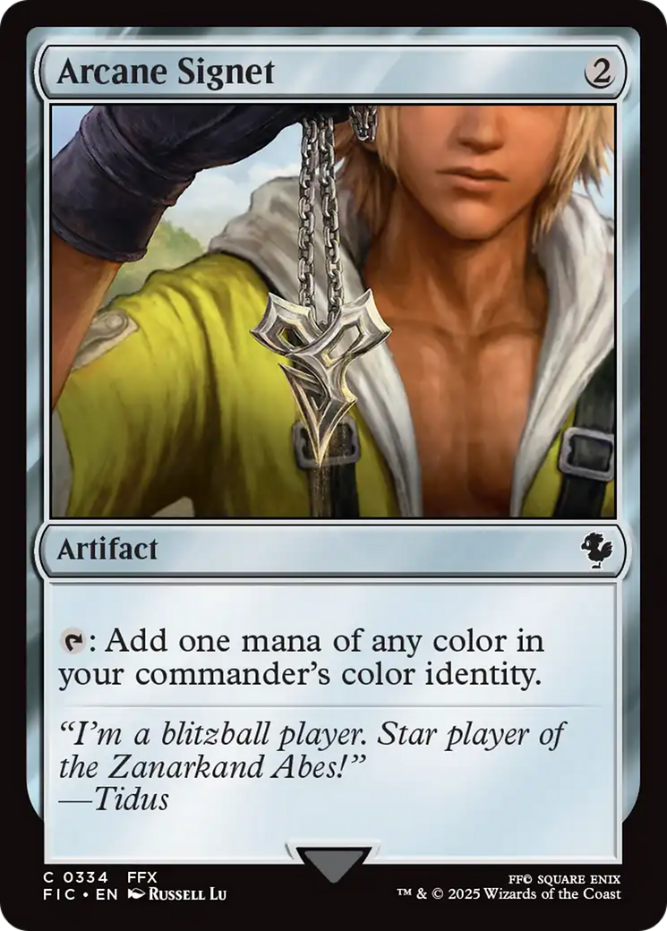 Arcane Signet (0334) [FINAL FANTASY Commander] | L.A. Mood Comics and Games