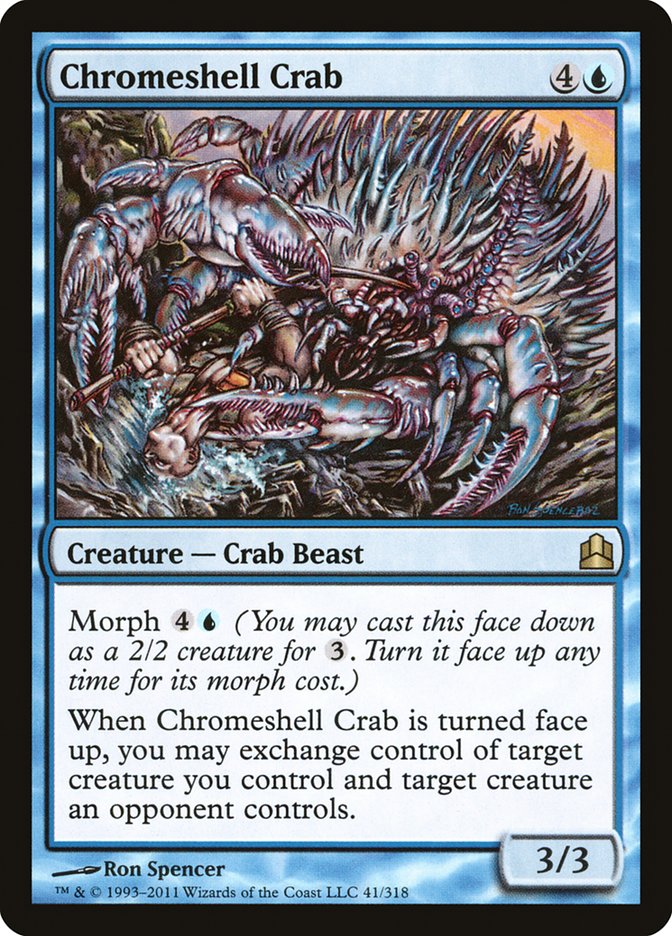 Chromeshell Crab [Commander 2011] | L.A. Mood Comics and Games
