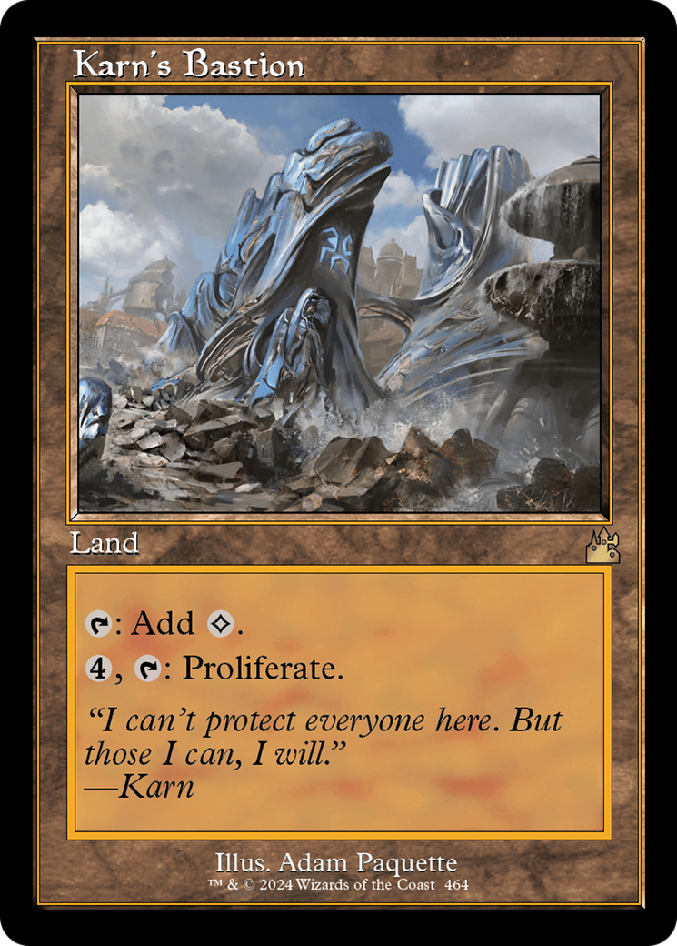 Karn's Bastion (Retro Frame) [Ravnica Remastered] | L.A. Mood Comics and Games