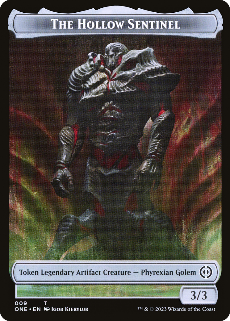 Phyrexian Mite (012) // The Hollow Sentinel Double-Sided Token [Phyrexia: All Will Be One Tokens] | L.A. Mood Comics and Games