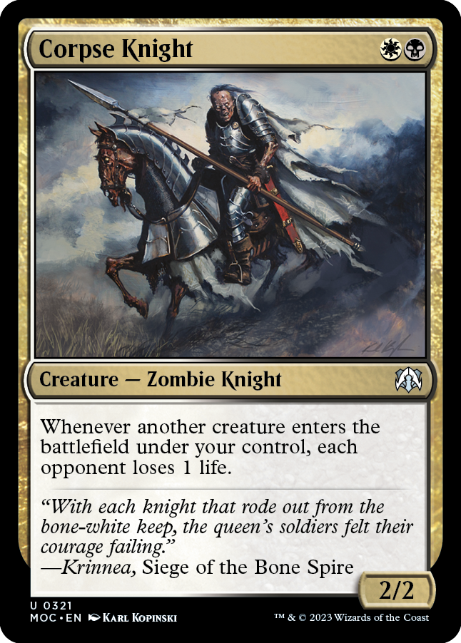 Corpse Knight [March of the Machine Commander] | L.A. Mood Comics and Games