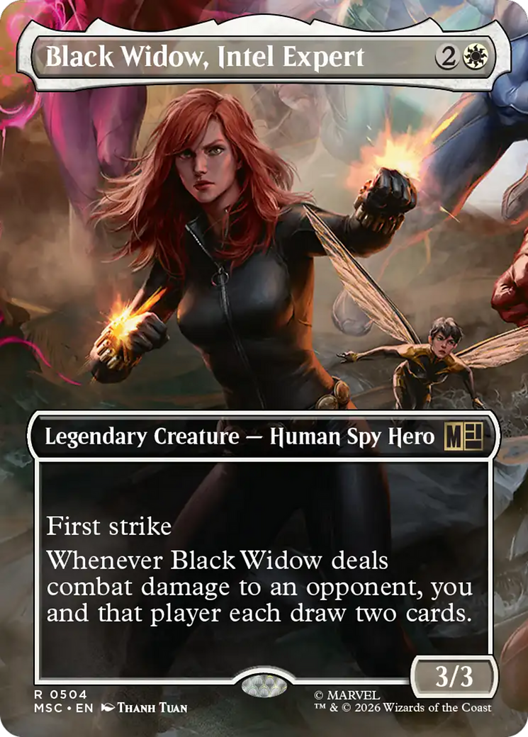 Black Widow, Intel Expert (Borderless) [Marvel Super Heroes Commander] | L.A. Mood Comics and Games