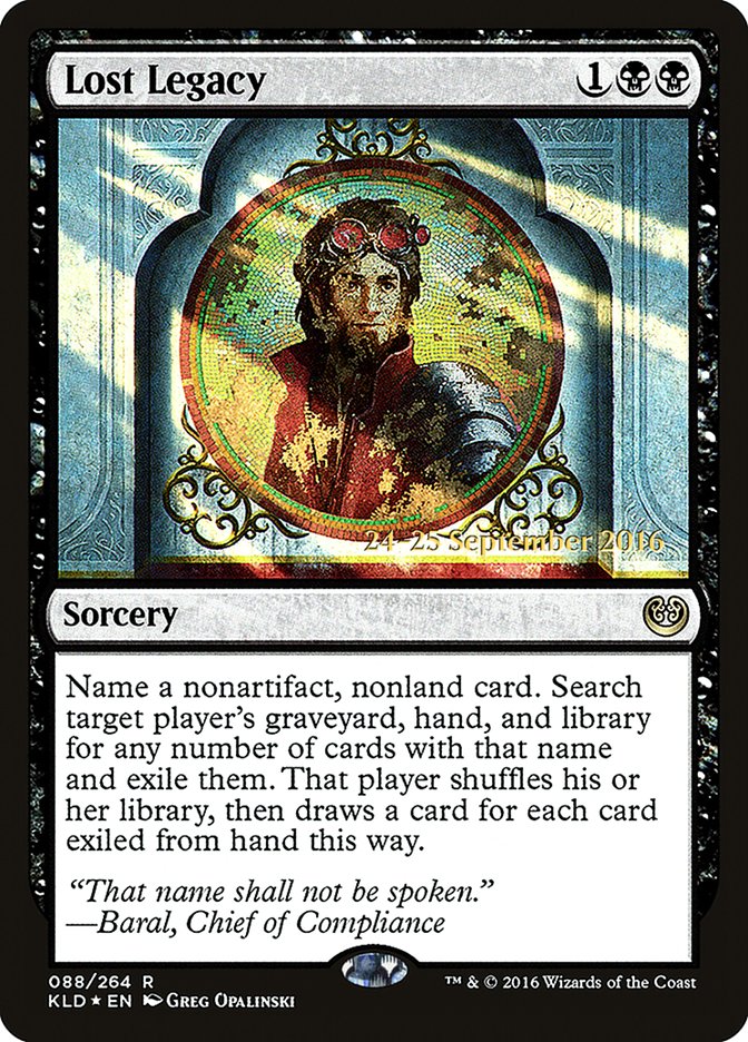 Lost Legacy [Kaladesh Prerelease Promos] | L.A. Mood Comics and Games