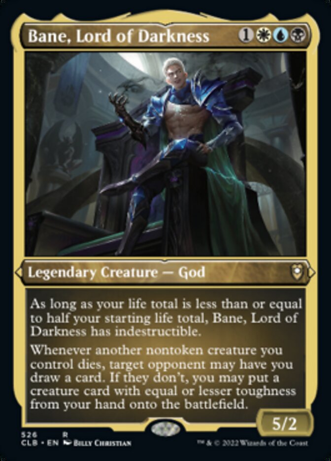Bane, Lord of Darkness (Foil Etched) [Commander Legends: Battle for Baldur's Gate] | L.A. Mood Comics and Games